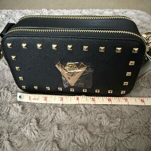 SALE!!! Valentino Orlandi Black and Gold Crossbody Bag